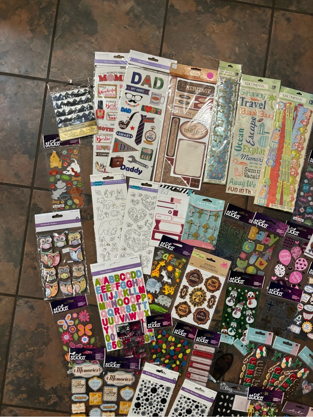 Assorted Sticker & Embellishment Bundle - Multicolor #99 - Picture 2 of 4